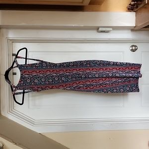 Lulu's open back midi dress